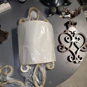 2-Helix heart scroll wall art sconce- 2 pack longer length!!